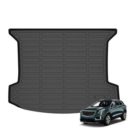 Wailtnb-All Weather Cargo Liner for Cadillac XT5 2017-2025 2026 Custom Fit Car Trunk Mat Waterproof Easy to Clean Cargo Mat Accessories Black - style: 3|For XT5|2017-2026|Cargo Mat
