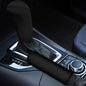 KEIAHUAN Black Car Gear Shift Knob Cover & Handbrake Cover Stretch 2 pcs/Set for Women Men Gift Soild Color - color: Black