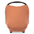 Parker Baby 4 in 1 Car Seat Cover for Girls and Boys - Stretchy Carseat Canopy, Nursing Cover, Grocery Cart Cover, High Chair Cover - “Copper” - color: Copper