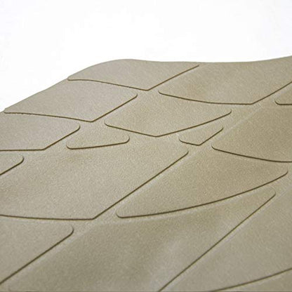 TLH Premium Trimmable Beige Vinyl Cargo Mat, Large Heavy-Duty Universal Fit Full Set, Trimmable Car Floor Mats, Climaproof™ Automotive Floor Mats for Most Sedan, Cars, SUV, Truck Floor Mats