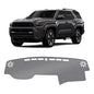 KUST Gray Dash Cover Compatible with Toyota 4Runner 2010-2024 Dashboard Cover Accessories for 4Runner Non-Slip Polyester Dashboard Mat Custom Fit Center Console Sunshield Protector No Glare - size: 4Runner 10-24(Gray)