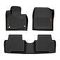 PIT66 TPE Floor Mats Compatible with Hyundai Santa Fe Sport 2013-2018 (Fit 5-Passenger Model only) 1st & 2nd Row All Weather Cover Protection Cargo Liners alfombras para carro - size: Fit Hyundai Santa Fe 2013-2018 | 3PCS