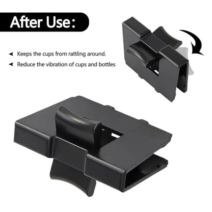 Cup Holder Insert Divider Fit for Subaru Forester 2014-2022,Legacy 2010-2014,Outback 2010-2014 Center Console Divider OEM:92118AJ000 92118AJ001 (Style B-Fit Subaru) - style: Style B-Fit Subaru