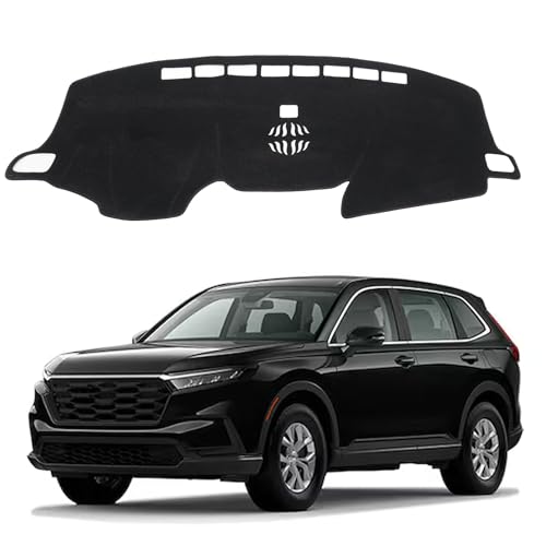 Upgraded Dash Mat for 2017-2022 Honda CRV Polyester Dash Board UV Protection Non-Slip Windshield Reflective DashCover Interior Accessory Black - color: for 2017-2022 Honda CRV