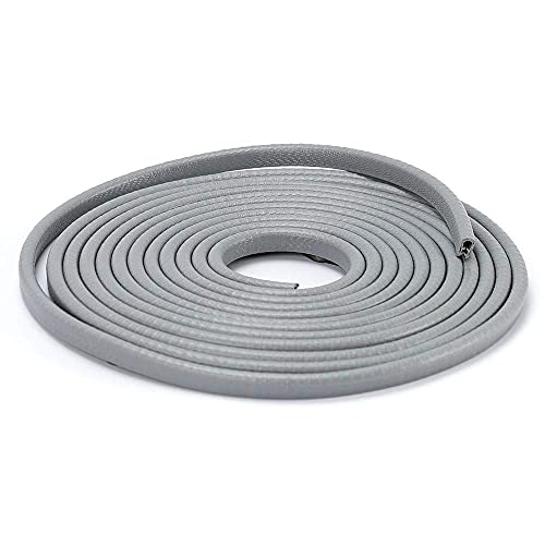 65.6ft(20m) Car Door Edge Guards Light Gray– Fits Most Vehicles, No Glue, U-Shaped, Built-in Metal Clips, Scratch and Chip Resistant – Reduces Dings in Parking Lots - color: gray, size: 65-3/5Ft