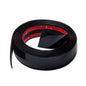 NANSH 16Ft Glossy Black Extra Thick Auto Molding Trim Universal Bumper Window Door Body Side Decorative Strip Scratch-Proof (Width: 2inch [50mm]) - size: Width: 2inch [50mm]