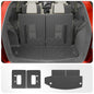 Cargo Mat Compatible with 2016-2025 2026 Dodge Durango Trunk Liner for 6&7 Seats Cargo Area Protection All Weather Back Seat Cover 2024 Durango Accessories (3rd Row Backrest Mats+Trunk Mats) - style: For Dodge Durango | 2016-2026