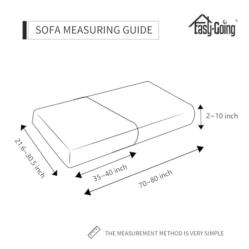 Easy-Going Stretch Individual Couch Cushion Cover Sofa Seat Furniture Protector Sofa slipcover Soft Flexibility with Elastic Bottom(2 Piece Cushion Sofa, Cream) - color: Cream, size: 2 Cushion Sofa