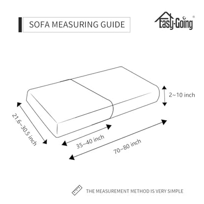 Easy-Going Stretch Individual Couch Cushion Cover Sofa Seat Furniture Protector Sofa slipcover Soft Flexibility with Elastic Bottom(2 Piece Cushion Sofa, Dark Blue) - color: Dark Blue, size: 2 Cushion Sofa