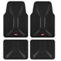 Rubbermaid Car Mat Full Set, Universal Trim-to-Fit Heavy-Duty Car Floor Mats – 4-Piece Set for All Weather Protection – Durable Rubber Mat for Cars, Trucks, SUVs & Vans-Black - color: Black