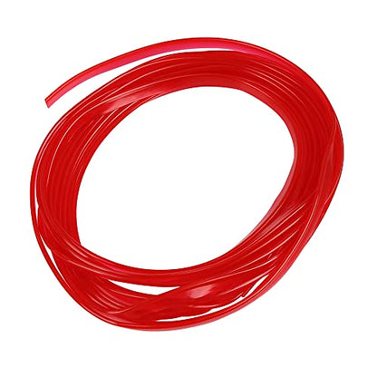 X AUTOHAUX Car Red Interior Trim Strip Line Gap Door Edge Seal Protector 5m 16.4ft - color: Red