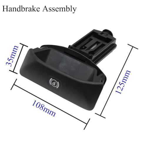 Handbrake Release Handle Assembly, Handbrake Parking Brake Lever Handle Complete Replacement for Mercedes Benz C E GLK CLS Class W204 W212 W207 W218 X204 2044270020 - size: W204/W207/W212/W218 handbrake