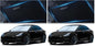 Magnelex Tesla Windshield Sun Shade (Model 3/Y), Reflective Polyester Blocks Heat & Sun, Foldable Car Window Sun Blocker, Mirror Cut-Out, Fade-Resistant Sunshade, Tesla 3 Accessories (Pack of 2) - size: MODEL 3/Y (Pack of 2)