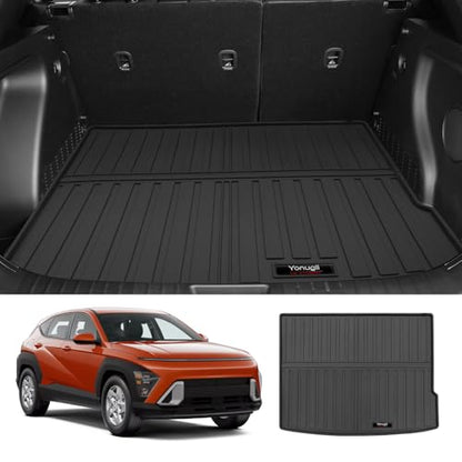 Custom for 2024 2025 2026 Hyundai Kona (Include EV) Cargo Mats Trunk Liner All Weather TPE Protection Mat Accessories (for 2024-2026 Hyundai Kona)