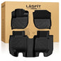 LASFIT Floor Mats for Honda HRV 2016 2017 2018 2019 2020 2021 2022, All Weather TPE Custom Fit HR-V Floor Liner Accessories, 1st & 2nd Row, Black - style: 7）For Honda HR-V | 2016-2022 | 1st & 2nd Row