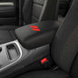 Car Center Console Armrest Cover for Dodge Durango 2011 2012 2013 2014 2015 2016 2017 2018 2019 2020 Leather Anti-Scratch Central Box Lid Protector Cushion Interior Accessories-Black Stitches