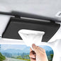 Premium PU Leather Car Tissue Holder Visor for Universal Auto, Car Tissue Case Holder Seat Back with Tissue Refill, Tissue Holder (Black) - color: Black 2#