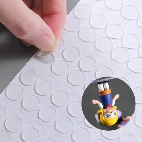 Adhesive Stick dots Two-Sided Sided Mounting Putty Stick Tack for Wall Hanging Crafts Balloons Festival Party Decorations,Clean Removable(0.4"*0.4"-300) - size: 0.4"*0.4"