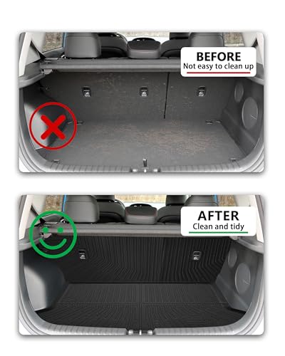 Cargo Liner Compatible with 2020-2026 KIA Soul Trunk Mat Cargo Mat Back Seat Cover Protector(Not for Soul EV)(Backrest Mats+Trunk Mat) - size: FOR 2020-2026 KIA Soul (Not for EV)