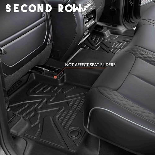 KARPAL Floor Mats for 2022-2025 2026 Jeep Grand Cherokee WL 5-Seat (Include 4xe, not for L), All Weather TPE Custom Fit Floor Liners Car Mats Accessories - style: 2022-2026 | For Jeep Grand Cherokee WL (Include 4XE) | 1st & 2nd Row