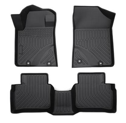 Cartist Floor Mats for Nissan Altima 2013 2014 2015 2016 2017 2018 All Weather Floor Mat for Altima Accessories Waterproof Car Floor Mats Black Front Rear Heavy Duty TPE Carpet - size: 5)Nissan Altima【2013-2018】