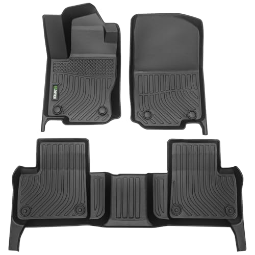 HAFIDI® Floor Mats Fit for 2012-2019 Mercedes Benz ML/GLE/GL Series All Weather Protection TPE Car Floor Liners, Fits 1st & 2nd Row Full Set Custom Accessories, Black - style: 41) For Benz ML 12-19 Floor Mats