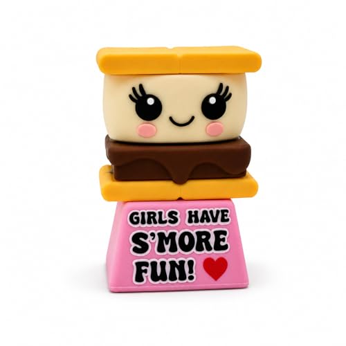 Miniature Desk Figurine – Cute & Quirky Office Decor for Desk, Shelf, or Workspace – Fun Tiny Collectible Statue for Adults, Coworkers, or Home Office Gift-S'More Fun - style: S'more Fun