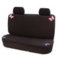 FH Group Butterfly Embroidery Car Seat Covers - Universal Fit, Solid Bench Rear Seat, Washable Seat Cover for SUV, Sedan, Van, Rear Set, Black - color: Black Butterfly, size: Rear Set