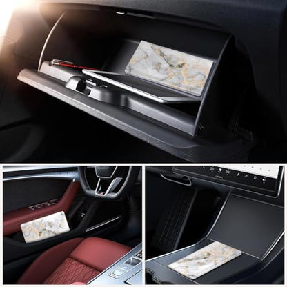 Car Registration and Insurance Holder，Colour Patterns Men Women Car License Document Registration and Insurance Card Holder - color: Grey Marble