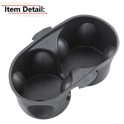 Cup Holder Insert Divider Compatible with Dodge Grand Caravan 2011-2020 Year, for Chrysler Town & Country 2011-2016 Year, for 1WV70DX9AA