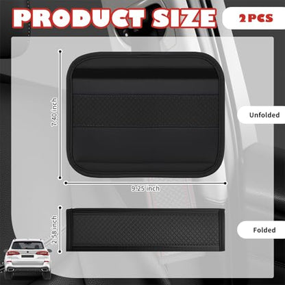 2PCS Leather Car Seat Belt Cover Pad,Stylish Seatbelt Covers with Diamond-Patterned Designs,Comfortable & Breathable Car Seat Strap Pads for Neck & Shoulder Pain Relief (Black/2PCS) - color: Black/2PCS