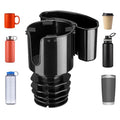 JOYTUTUS Cup Holder Expander, Expandable Insert Extender, Adapt Most Regular Cup Holder for Car 18-40oz (3.4-3.8 Inch), Hydro-Flask, Yeti, Nalgene (16 40 Oz) Large Water Bottles