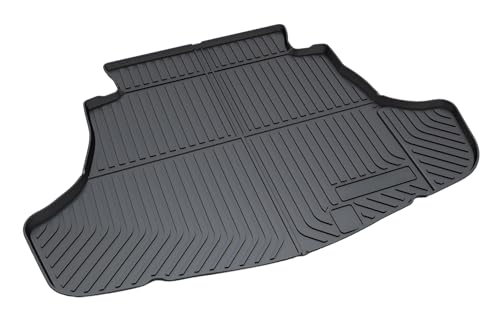 All Weather Rear Cargo Liners Trunk Tray Mats Protector Custom Compatible with 2018 2019 2020 2021 2022 2023 2024 2025 Toyota Camry, 3D Waterproof Durable Odorless Flexible Black TPO Accessories - size: 3）For Toyota Camry I 2018-2026 I Trunk Mat