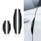4 PCS Car Door Anti-Collision Strip, Rearview Anti-Impact Sticker, Door Protection Decorative Covers, Universal Car Side Door Edge Protector (Black)