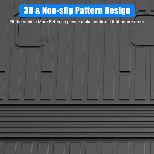 Trunk Mat for Pathfinder 2022-2024, MERXENG Car Trunk Protector All-Weather Rear Cargo Area Mat Protective Floor Mat for Pathfinder 2022-2024 - size: for Pathfinder 2022-2024