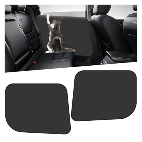2 Pack Dog Car Door Protector, Waterproof 600D Anti-Scratch Vehicle Door Covers, Universal Pet Interior Guard for SUV, Truck & Sedan, Machine Washable, Protect Against Drool Marks (Black)