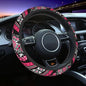 Boho Car Steering Wheel Cover Auto Accessories Universal 15 Inch Non-Slip Neoprene for Women Cute Automotive SUV Van Truck Wheel Protector - color: Boho