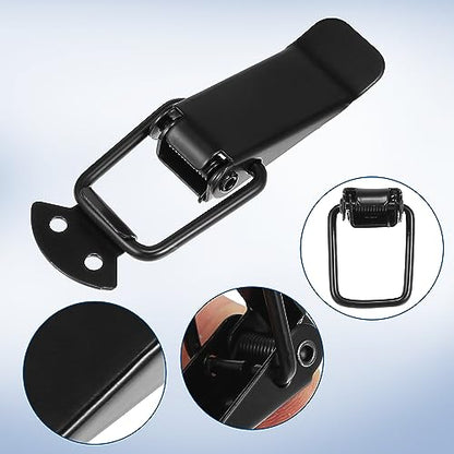 X AUTOHAUX Universal Car Bumper Security Hook Lock Clips Quick Release Hook Clips for Car Trunk Quick Release Fasteners for Trunk Bumpers Fenders 105x33mm 2pcs