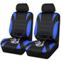 CAR PASS Neoprene Wetsuit Seat Covers, Waterproof Car Seat Covers Front with 5mm Composite EVA, Universal Fit for Car,Sedan SUV Trucks Anti Slip, Airbag Compatible(Black and Blue - color: Blue front