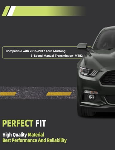 NEW Manual Gear Shift Boot Chrome Trim Compatible With 2015-2017 (After the mid-year update in 2015) Ford Mustang NEW 6 Speed Manual Transmission Accessories Parts Replaces GR3Z7277AA GR3Z-7277-AA