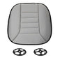 Car Seat Cushion Pad, Memory Foam Automotive Butt Cushion with Non-Slip Silicone Bottom, Breathable Driver Seat Protector for Vehicle, Home and Office Chairs (Grey) - color: Grey