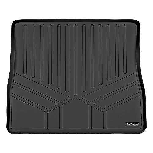 SMARTLINER All Weather Custom Fit Cargo Trunk Liner Floor Mat Behind 2nd Row for 2011-2012 Toyota Sienna - color: Toyota Sienna 2011 - 2012