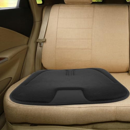 Breathable Anti-Slip Car Seat Cushion Pad with Honeycomb Ventilation for All-Season Use, Front Vehicle Seat Protector Mat for Driving Comfort