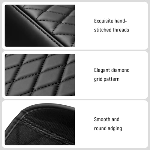 Center Console Armrest Cover Compatible with Honda 2006-2011 Civic Sport Accessories Leather Material Center Console Liner Protection - color: for Honda 2006-2011 Civic