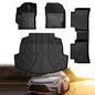 Floor Mats & Cargo Liners Compatible with 2020-2026 Toyota Corolla Sedan Floor Mats & Trunk Mat Set, All Weather TPE Floor Liners Cargo Mats (Not fit Hatchback Model) - style: 2020-2026 | For Toyota Corolla 1st & 2and Row & Cargo
