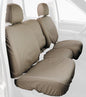 Covercraft Custom-Fit Rear- Third Seat Bench SeatSaver Seat Covers - Polycotton Fabric, Taupe - color: Taupe