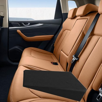 Auto Seat Wedge Leveling Cushion, Car Rear Seat Wedge Pad Office Chair Support Cushion, Angled Design Breathable Fabrics Leveling Pad for Car Office Chair, 1pcs