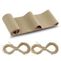 Car Genuine Leather Steering Wheel Cover, DIY Sewing with Needle and Thread, Breathable, and Anti-Slip, Universal 15 Inch Car Steering Wheel Stitching Wrap (Beige, Glossy) - color: Beige, size: 15 inches - Glossy