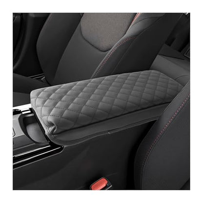 SXCY for 2025 2026 Toyota Prius Armrest Cover Pad for 2023-2026 Toyota Prius Accessories 2023 2024 2025 2026 Prius Center Console Cover w/Soft Cotton Cushion (Added-Pad w/Side Pockets) - color: 2023-2026 Prius Add Pad
