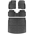 KARPAL Floor Mats for Honda CRV 2023 2024 2025 2026 (Include Hybrid), All Weather Protection TPE Floor Liners Accessories Car Mats, Front & 2nd Row & Trunk Mat (Upper Position)